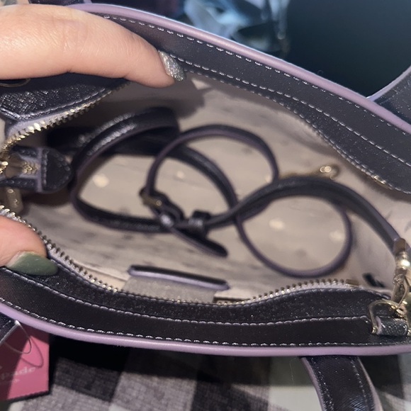kate spade Bags Kate Spade Tinsel Satchel Purple Perfect Condition